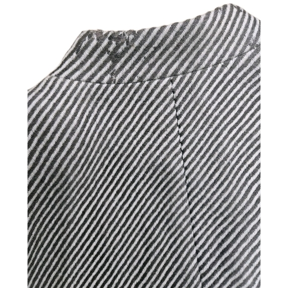 Valerie Stevens Vintage Women's Winter Coat Stripped Brown/ Ivory Elegant Sz 6P - Picture 4 of 6